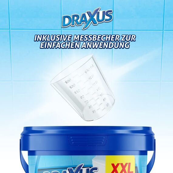 DRAXUS WC Schaum im XXL Pack (2,5kg) I Extra Stark I WC Reiniger Schaum entfernt kraftvoll Kalk & Urinstein I Sorgt für Glanz und frischen Duft (3x Spar-Set)