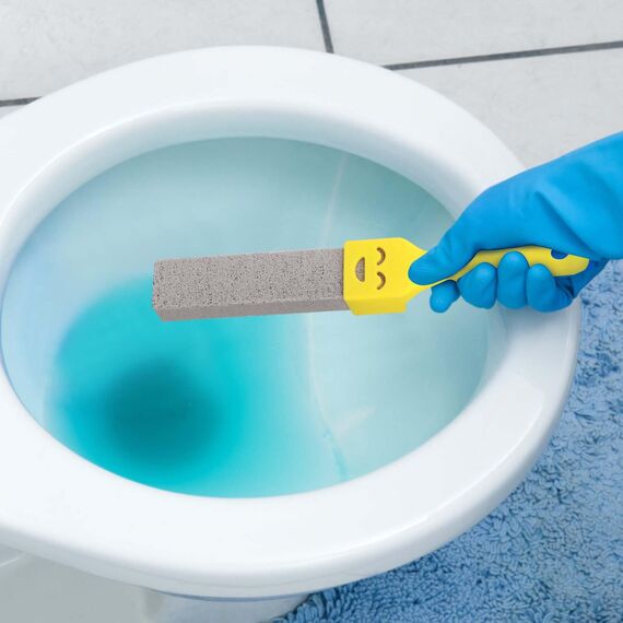 6 Stück Bimsstein toilette, Bimsstein Reinigungsstein mit 3 Griff, Cleaning block wc, wc toilettenreiniger, Pumice Stone Toilet für Toilette, Bad, Waschbecken