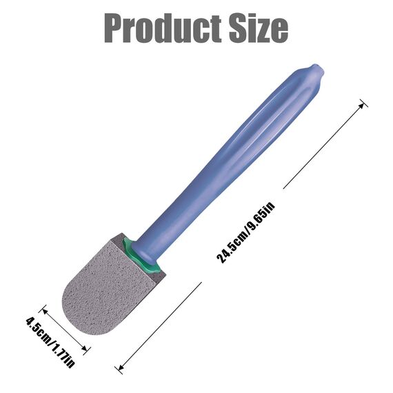 Bimsstein WC-Bürste, 6 Reinigungs-Nachfüllpackungen mit Griff, wiederverwendbar, effektive Reinigung, für Toiletten, Küchen, Spülen und Waschbecken