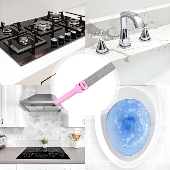 9 Stück Bimsstein toilette, Bimsstein Reinigungsstein mit 3 Griff, Cleaning block wc, wc bimsstein toilettenreiniger, Pumice Stone Toilet für Toilette, Bad, Waschbecken