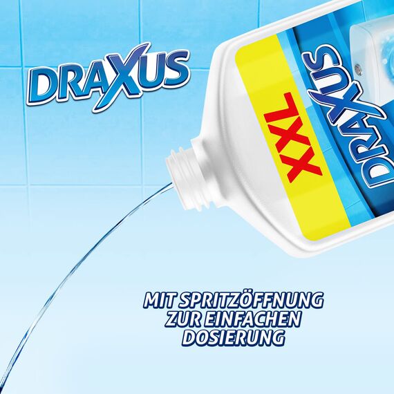 DRAXUS Spülkasten Reiniger in der XXL Flasche (1,0L) I Extra starker Spülkasten Entkalker I Entfernt Kalk und Ablagerungen gründlich (3x Spar-Set)