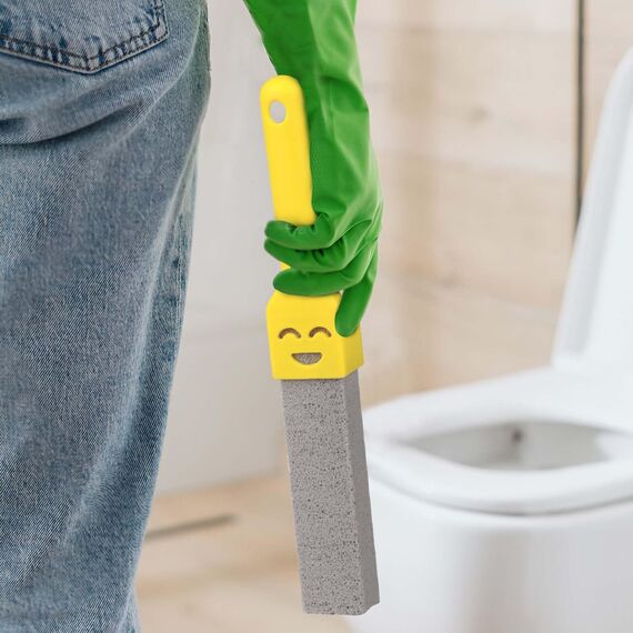 6 Stück Bimsstein toilette, Bimsstein Reinigungsstein mit 3 Griff, Cleaning block wc, wc toilettenreiniger, Pumice Stone Toilet für Toilette, Bad, Waschbecken