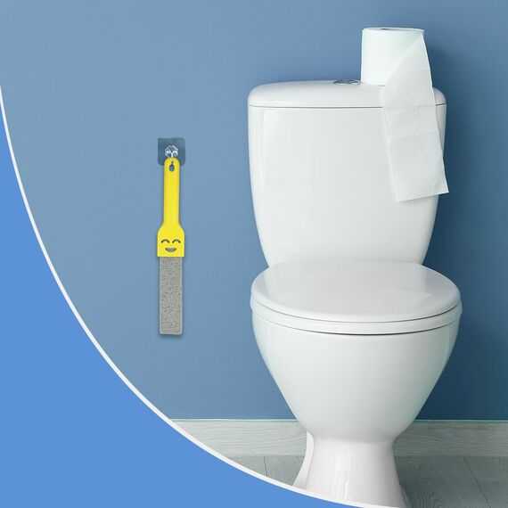 Fentar 12 Stück Bimsstein für WC, Bimsstein mit 3 austauschbaren Griffen, Naturstein für die Reinigung der Toilette, Block zur Reinigung des Badezimmers, Pools, Toiletten