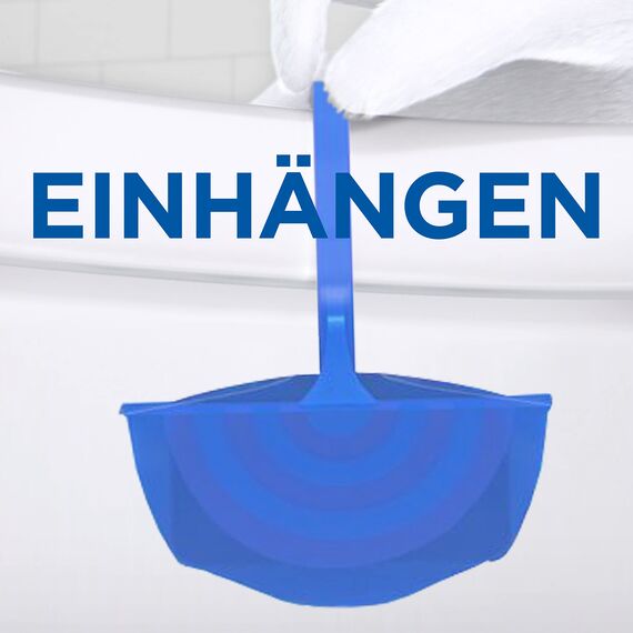 WC-Ente Aqua Blue Einhänger Doppelpack Paradise Bay, Blauspüler, 2x36g