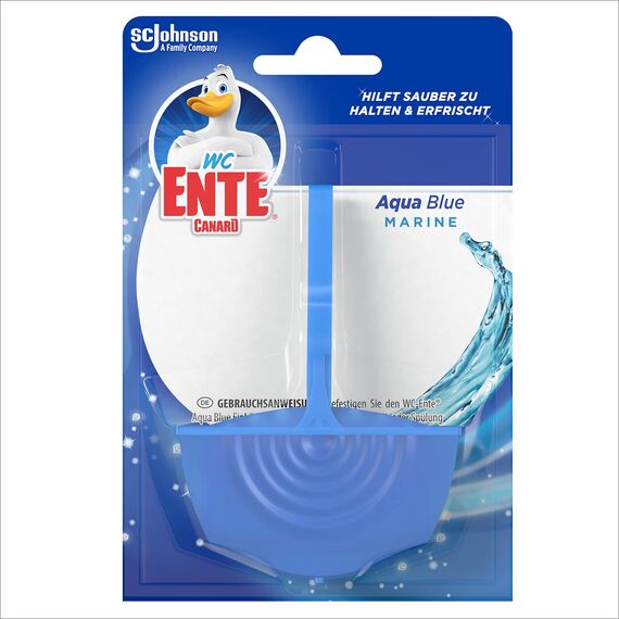 WC-Ente Aqua Blue Einhänger, WC-Duftspüler, Marine Duft, 6er Pack, (6 x 36g)
