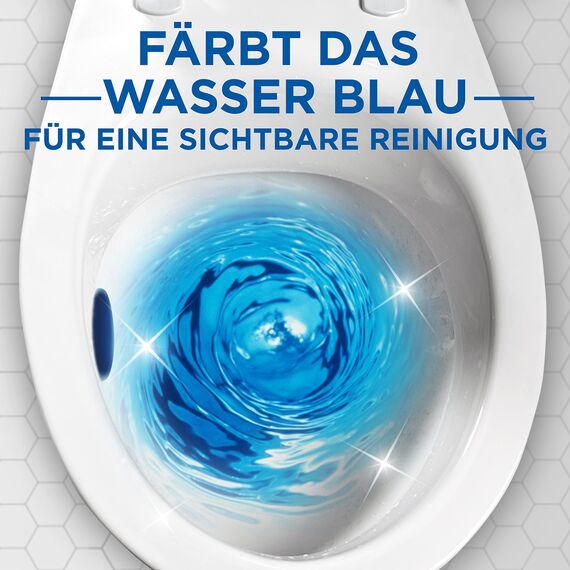 WC-Ente Aqua Blue Einhänger Doppelpack Paradise Bay, Blauspüler, 2x36g