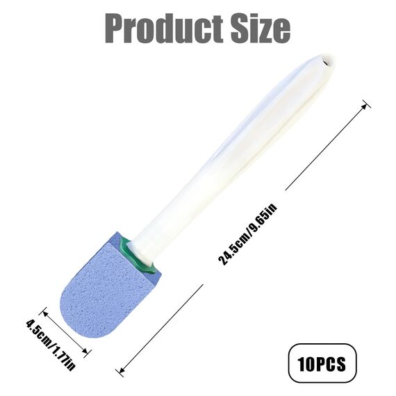 Bimsstein Toilette 10 Stück,Cleaning Block Wc mit Griff,Effektive Bimsstein Toilettenreiniger,Hartnäckiger Kalk im WC Entfernen Und Urinstein,für die Reinigung von Badezimmer,Küche Spüle (Blaugrau)