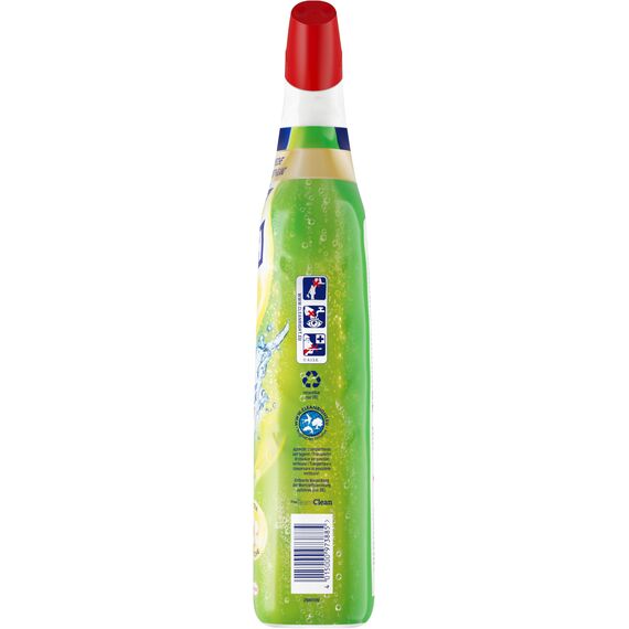 WC-Frisch WC Reiniger Gel Lemon (750 ml), WC Reiniger mit Lufterfrischer-Effekt, Toilettenreiniger sorgt für hygienische Frische, mit 4-fach Aktivstoff-Kombination