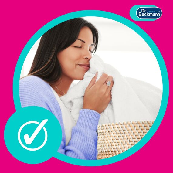 Dr. Beckmann MAGIC LEAVES Waschmittel-Blätter UNIVERSAL | vordosierte & wasserlösliche Waschblätter | platzsparend und leicht anzuwenden | 80 Blätter