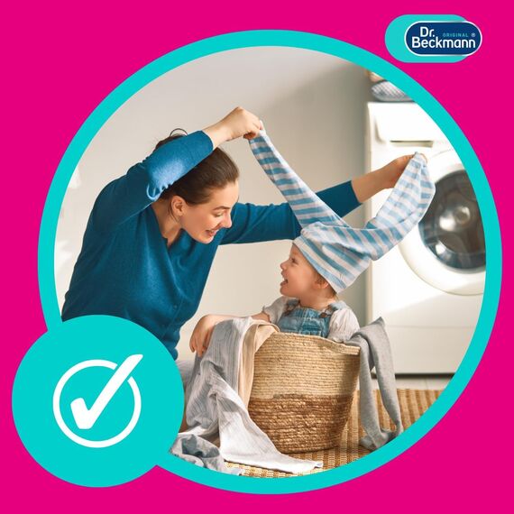 Dr. Beckmann Waschmittel-Blätter Sensitiv BAUMWOLLBLÜTE; 25 Blätter (Packung mit 2)