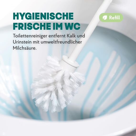 HAKA WC Reiniger Gel Citrus Nachfüller, 3L, extra stark gegen Kalk, Urin- & Wasserstein, langanhaltende Frische, Toilettenreiniger mit umweltfreundlicher Milchsäure