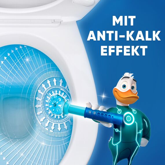 WC-Ente Frische-Siegel Nachfüller, körbchenloser WC-Reiniger, WC Duft, Ocean Wave, 2 Nachfüller (2 Stück)