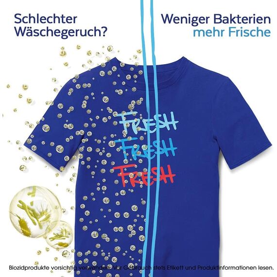 Sagrotan Wäsche-Hygienespüler Frisch, Waschmittel-Zusatz - 1,5 L & Vanish Oxi Action Pulver Pink – 1,65 kg – Fleckenentferner und Wäsche-Booster Pulver ohne Chlor – Für bunte Wäsche