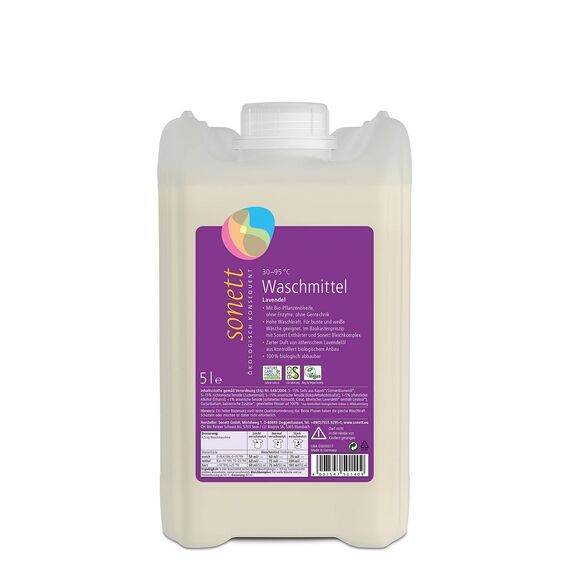 Sonett Waschmittel Lavendel, 5 Liter