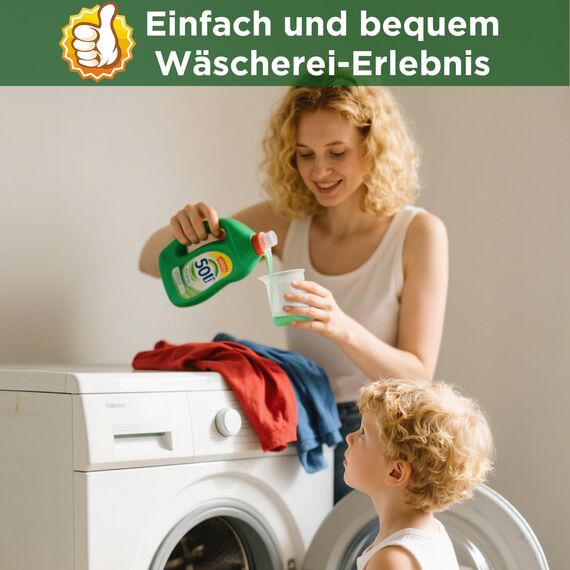 ecooe 150ML Waschmittel Dosierhilfe + 2 Stück 50ML Messlöffel für Waschmittel, Dosierwaschkugel für Waschmaschine, Waschpulver Dosierer, Waschkugel Dosierlöffel Dosierkugel für Flüssigwaschmittel