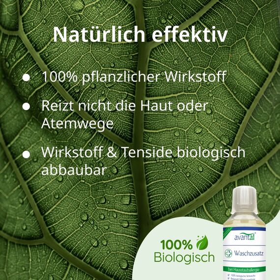 avantal® Anti-Milben Waschmittelzusatz | 2 x 300ml Doppelpack