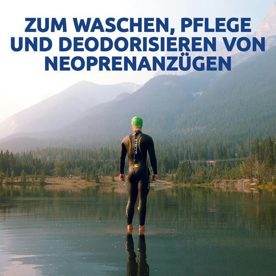 Nikwax Wetsuit Refresh 1L - Reiniger, Pflegemittel & Deodorant für Neoprenanzüge & Neoprenanzugzubehör. Leistungsstarkes Neoprenanzugshampoo und -erfrischer mit Ozeanbrise-Duft