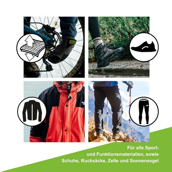 2-IN-1 Waschmittel und Imprägnierer für Sportkleidung und Funktionskleidung