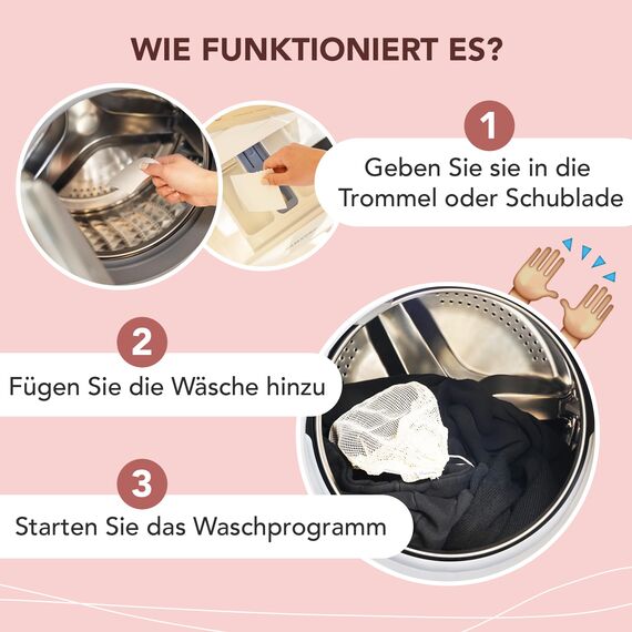 Cosmeau Waschmittel Blätter Wildwald - bis zu 120 Waschgänge (120 Blätter) - Nachhaltiges Waschmittel für Weiß, Farbe und Schwarz - Plastikfrei, Abbaubar & Perfektes Reisewaschmittel