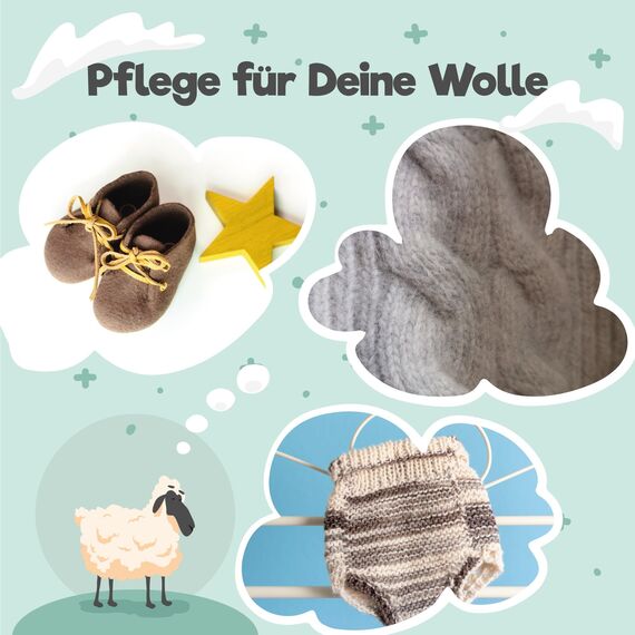 eco:fy Lanolin Wollkur, Kur mit Wollfett zum Nachfetten von Wollkleidung, Wollhosen und Wollschuhen, pestizidfrei und von Bio-Schafen, Wollpflege