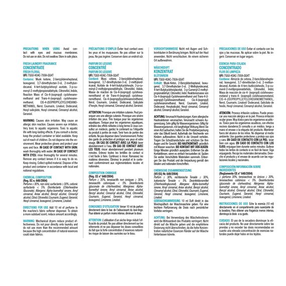 BLU HOME Wäscheparfüm Konzentriert (Frisch Sauber, 500 ml)