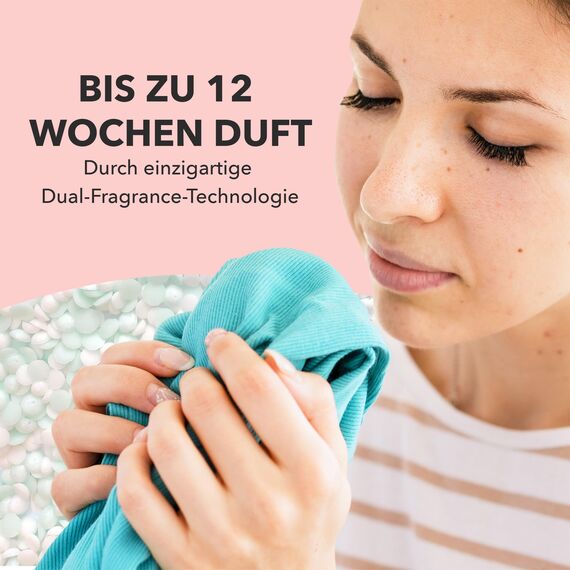 Cosmeau Wäscheparfüm Perlen Kirschblüte Nachfüllpackung - Nachhaltige Duftperlen für Waschmaschine - Bis zu 50 Waschladungen und 24 Wochen Frische - Plästik Frei, Vegan & Zero Waste