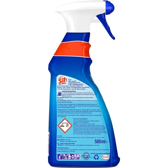 Sil 1 für Alles Complete Action Fleckenspray, Fleckenentferner, 2 x 500 ml