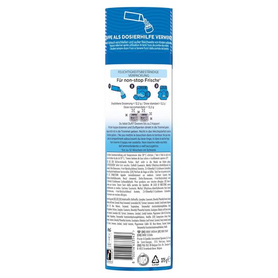 Lenor Wäscheparfüm Aprilfrisch 275g, Non-Stop Frische Für Bis Zu 12 Wochen Im Schrank