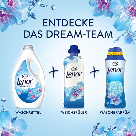 Lenor Wäscheparfüm Aprilfrisch 495g, Non-Stop Frische Für Bis Zu 12 Wochen Im Schrank