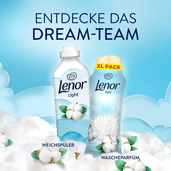 Lenor Light Wäscheparfüm Frische Baumwollblüte 495g, Für Milde, Lang Anhaltende Frische