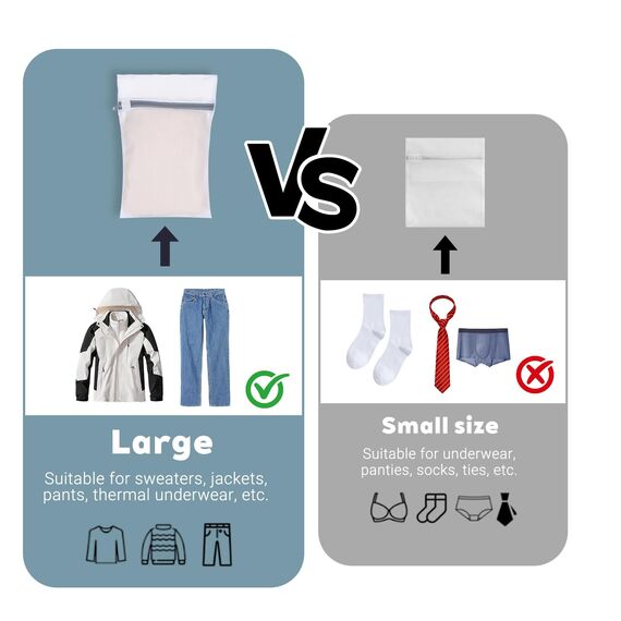 Tyqour Wäschesack Waschmaschine, 4 Stück Wäschesack Groß 40x50cm Net Wäschebeutel, Mesh Wäschenetz für Waschmaschine Wiederverwendbar Wäschebeutel Reise für Pullover, Jeans, Rock, Schuhe