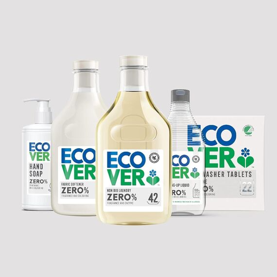 Ecover Zero Spülmittel Nachfüllpack, stark gegen Fett und Schmutz, dermatologisch getestet, Ecover Spülmittel, 1 x 5L