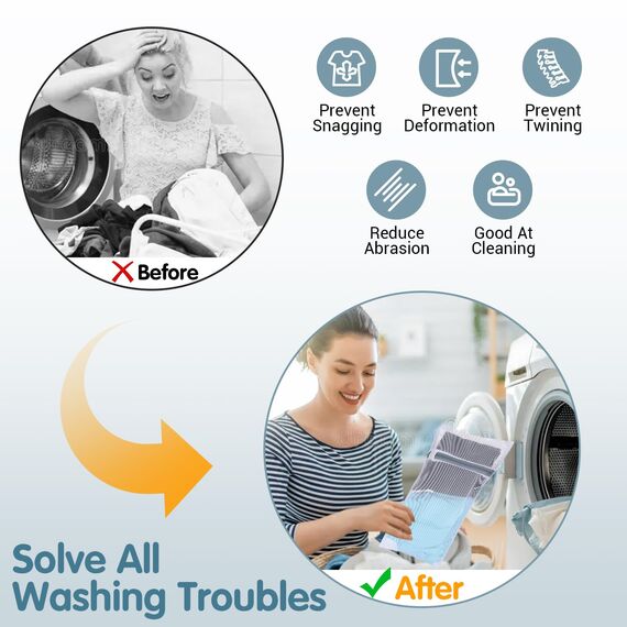 Tyqour Wäschesack Waschmaschine, 4 Stück Wäschesack Groß 40x50cm Net Wäschebeutel, Mesh Wäschenetz für Waschmaschine Wiederverwendbar Wäschebeutel Reise für Pullover, Jeans, Rock, Schuhe