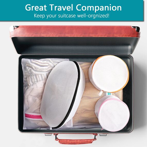 Eono 2er-Packung Schuh-Wäschenetz für die Waschmaschine mit haltbarem Reißverschluss. Schutz Waschnetz, Wäschebeutel mit hohem Schutz für Aufbewahrung und für Unterwegs