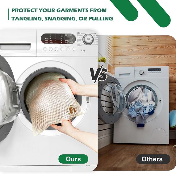 Mesh Wäschesäcke für Wäsche mit Auto Lock Zipper, 3 Lagen Wäschesack, 40x50cm Mesh Bag für BH, Bluse, Strümpfe, Unterwäsche, Babykleidung, Wäschesack für Waschmaschine