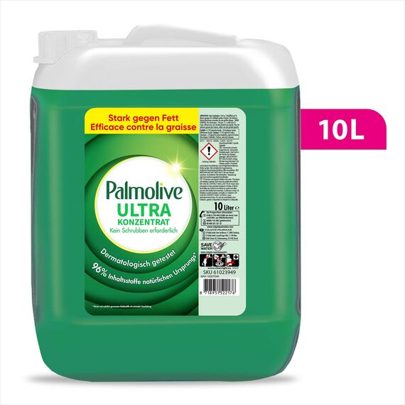 Palmolive Geschirrspülmittel Kraftvoll 10L - Spülmittel mit hoher Fettlösekraft