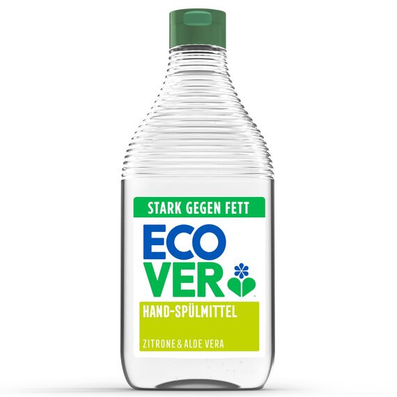 Ecover Spülmittel, kraftvoller Fettlöser für das Spülen von Hand, Zitronen- und Aloe-Vera-Duft, Ecover Spülmittel, 1 x 950 ml