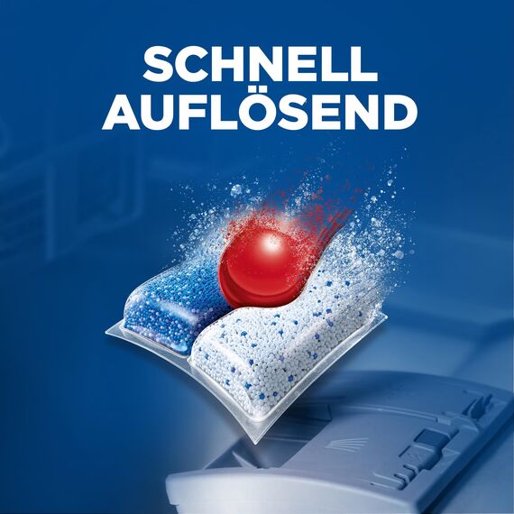 Finish Quantum Infinity Shine Spülmaschinentabs – kraftvolle Reinigung, Fettlösekraft und Glanz – 2x 83 Finish Caps