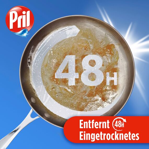 PRIL Kraft Gel Hygienische Frische (14x 450 ml), Handgeschirrspülmittel mit höchster Fettlösekraft, für sauberes Geschirr auch in kaltem Wasser, entfernt schlechte Gerüche