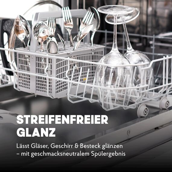 HAKA Glanz- & Klarspüler, 750 ml, für strahlendes und trockeneres Geschirr, keine Wasserflecken, für Spülmaschine, ohne Konservierungsstoffe, vegan