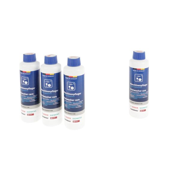 SPÜLMASCHINENREINIGER BOSCH SIEMENS NEFF GAGGENAU FLASCHEN 4 X 250ml