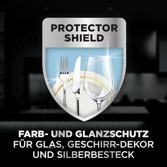 Finish Ultimate Infinity Shine Spülmaschinentabs – Geschirrspültabs für Tiefenreinigung, Fettlösekraft und Glanz mit Schutzschild – 240 Finish Caps (3x80 Caps)