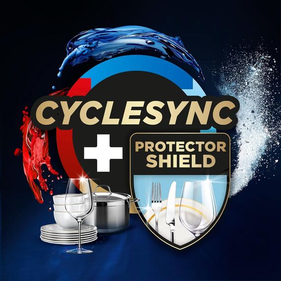 Finish Ultimate Plus Infinity Shine Citrus Spülmaschinentabs – Geschirrspültabs für intensive Reinigung, Fettlösekraft und Glanz mit Schutzschild – 315 Finish Caps (3x105 Caps)