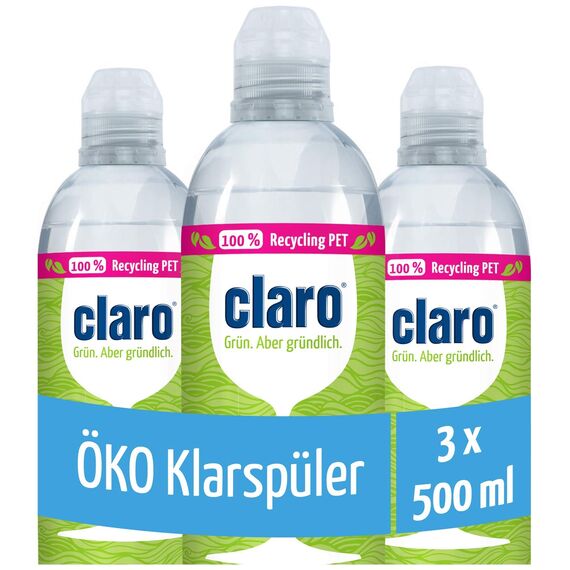 claro Öko Klarspüler 3 x 500ml