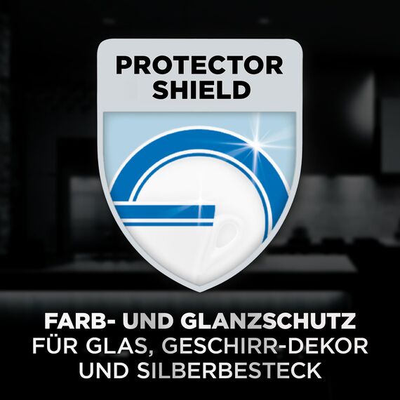 Finish Ultimate Infinity Shine Spülmaschinentabs – Geschirrspültabs für Tiefenreinigung, Fettlösekraft und Glanz mit Schutzschild – 2x80 Finish Caps