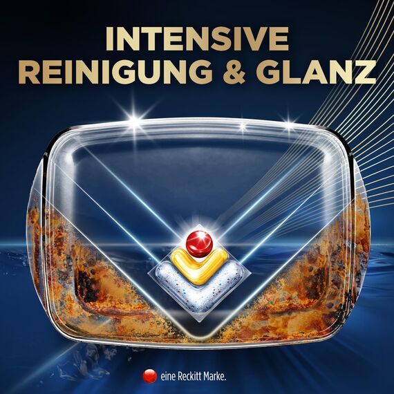 Finish Ultimate Plus Infinity Shine Citrus Spülmaschinentabs – Geschirrspültabs für intensive Reinigung, Fettlösekraft und Glanz mit Schutzschild – 210 Finish Caps