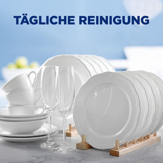 Finish Classic Reiniger-Pulver, phosphatfrei – Geschirrreiniger Pulver für ein glänzendes Spülergebnis – Großpackung mit 3 x 3 kg Geschirrspülmittel
