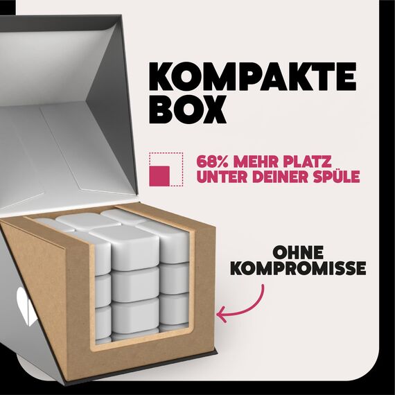 Ecover Spülmaschinentabs Power, mit Geschirrspülsalz und Klarspüler, kraftvolle Reinigung, Mandarinen- und Zitronengrasduft, 24 Tabs Packung