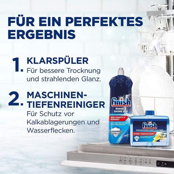 Finish Power Classic Spülmaschinentabs, Maxi Pack, 64 Tabs