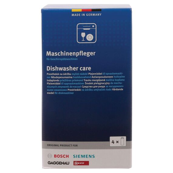 Bosch 00311566 Vorteilspaket 4x Maschinenpfleger für Spülmaschinen 4x 250 ml